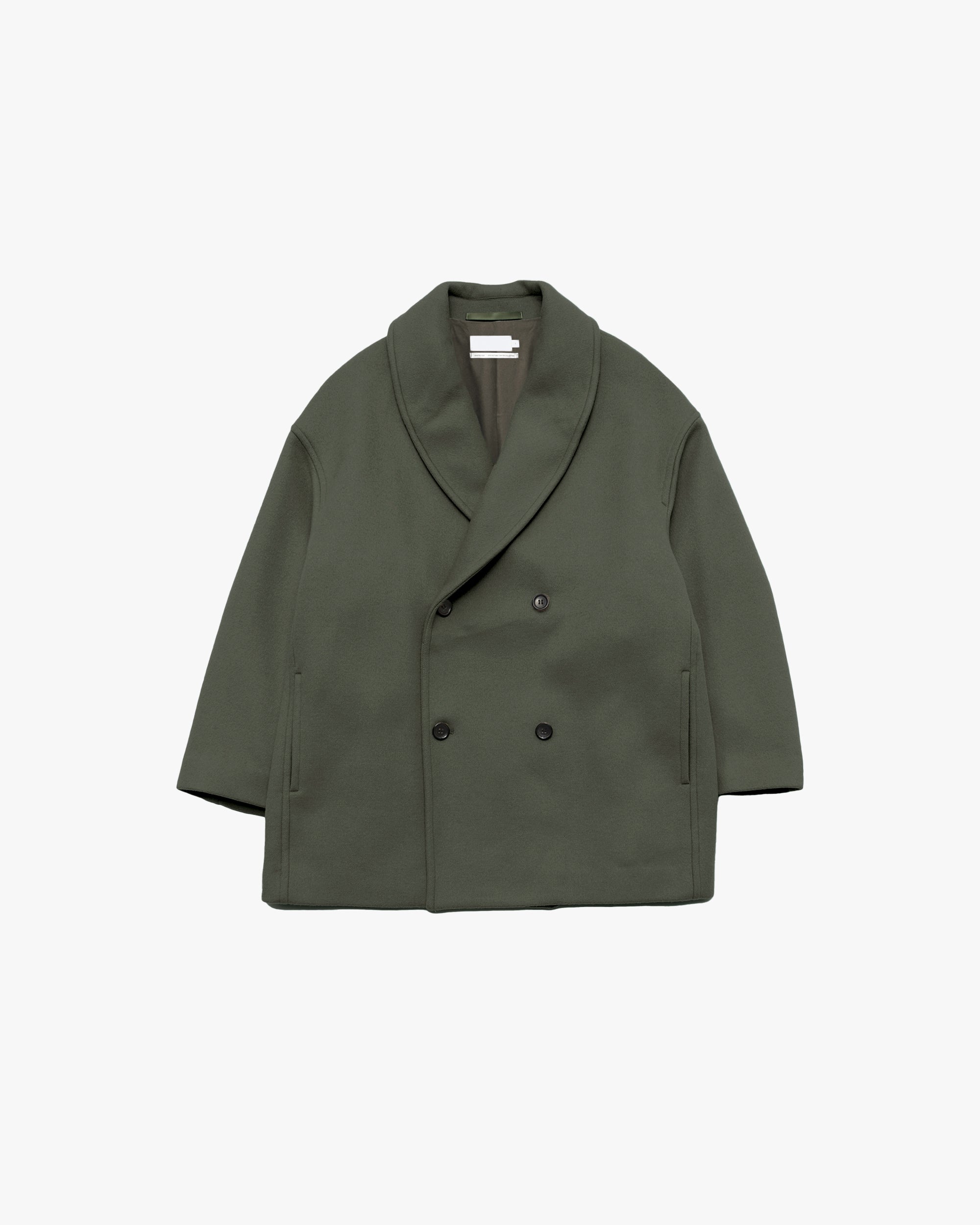 Light Melton Shawl Collar Coat – Graphpaper