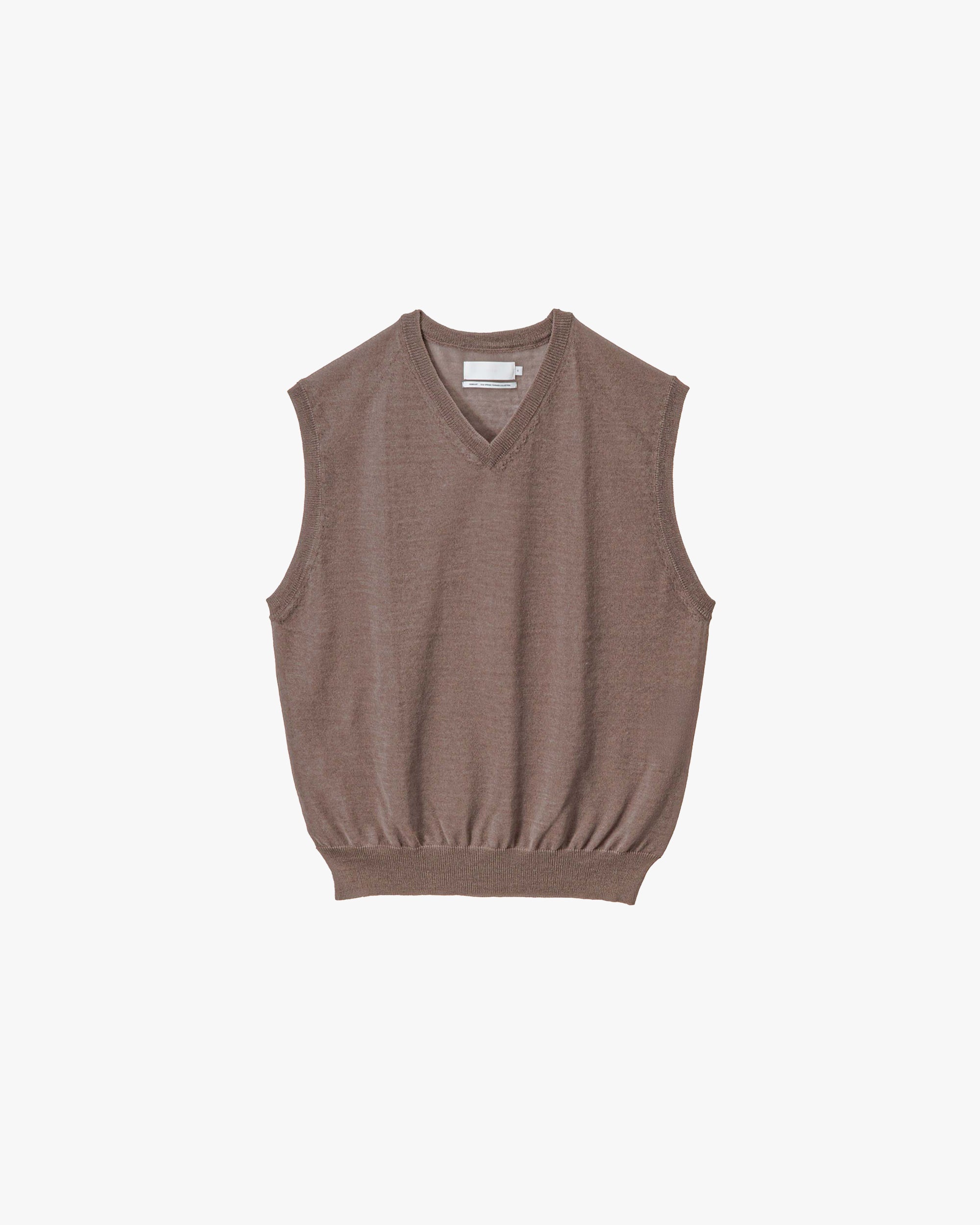 SALE- Coiled Wool Nylon V Neck Knit Vest – Graphpaper