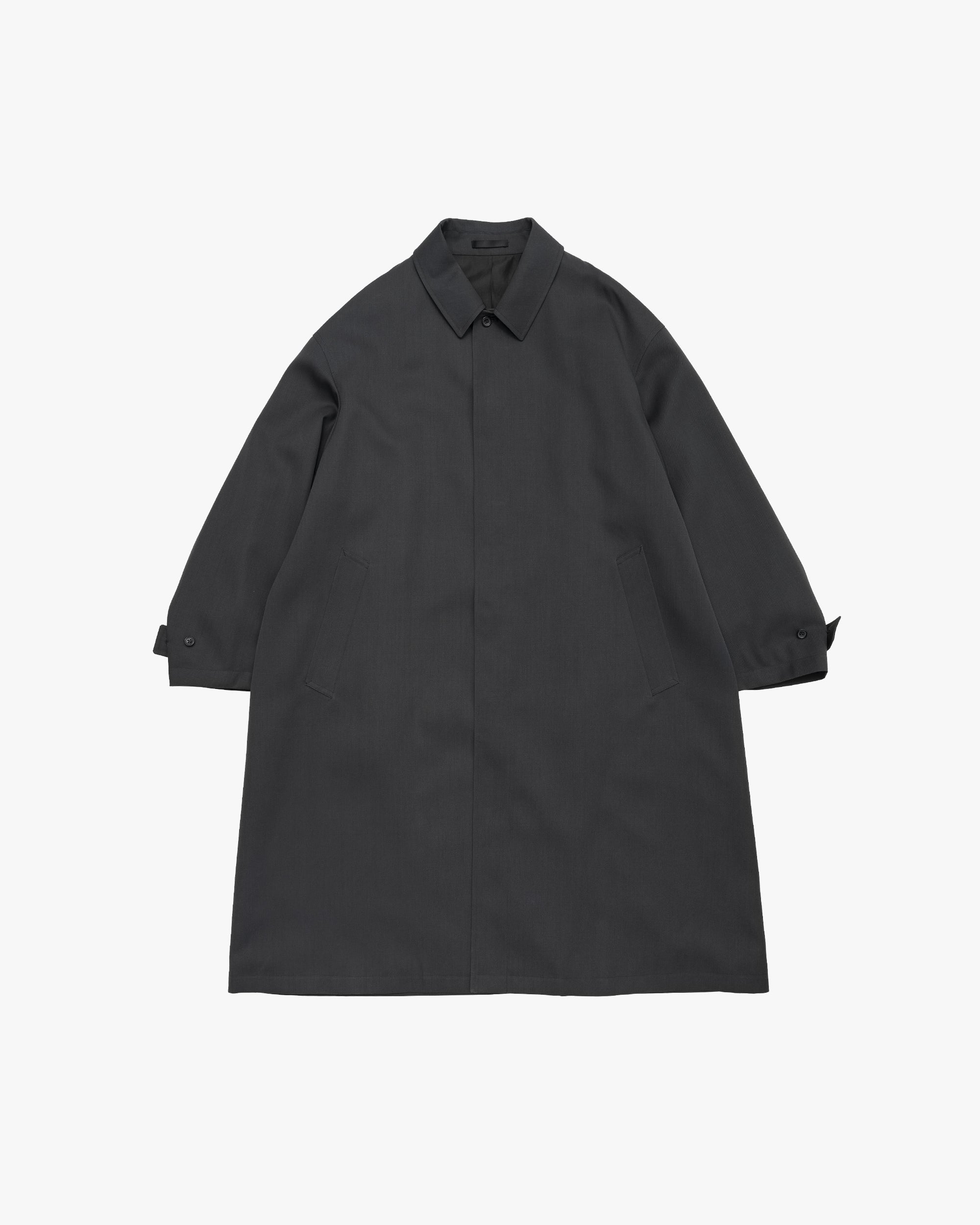 Scale Off Wool Balmacaan Coat – Graphpaper