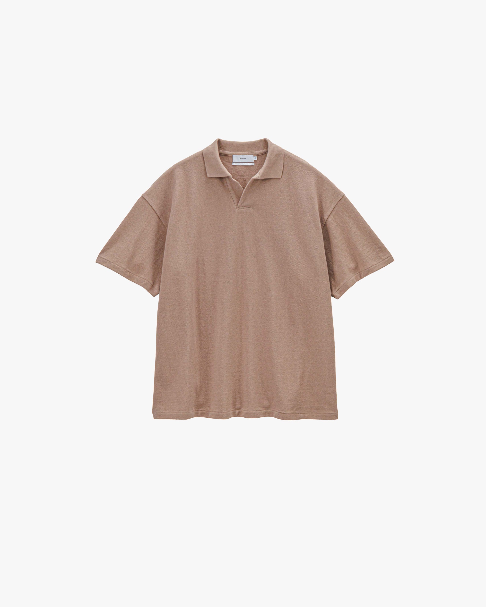Cotton Pique Jersey S/S Skipper Polo – Graphpaper