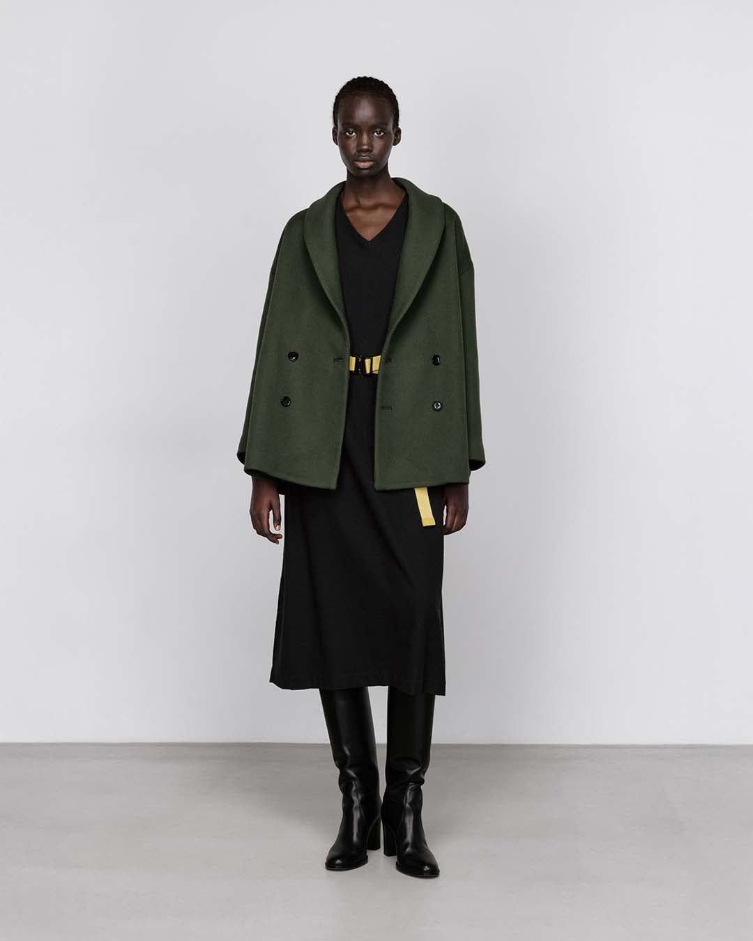 Light Melton Shawl Collar Coat – Graphpaper