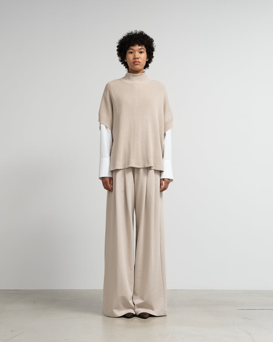 High Gauge Soft Terry Two Tuck Wide Pants