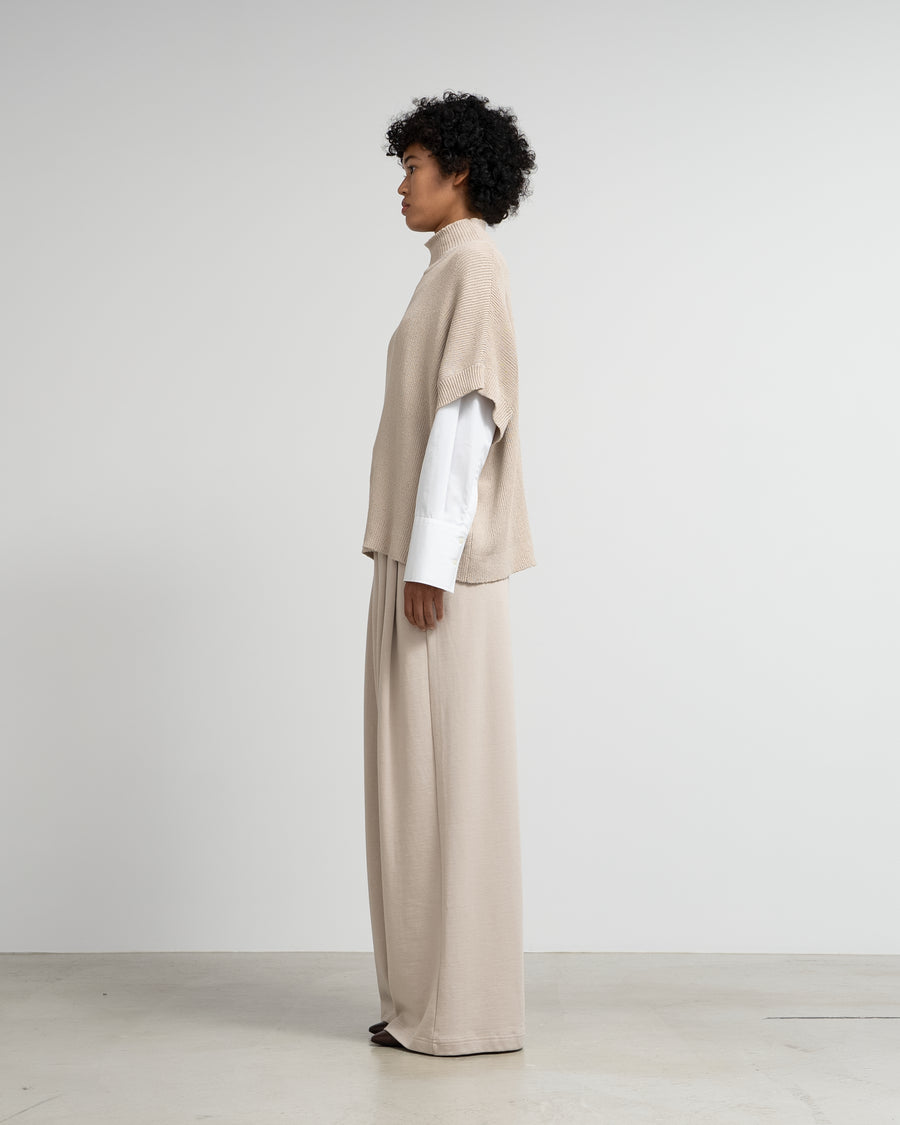 High Gauge Soft Terry Two Tuck Wide Pants