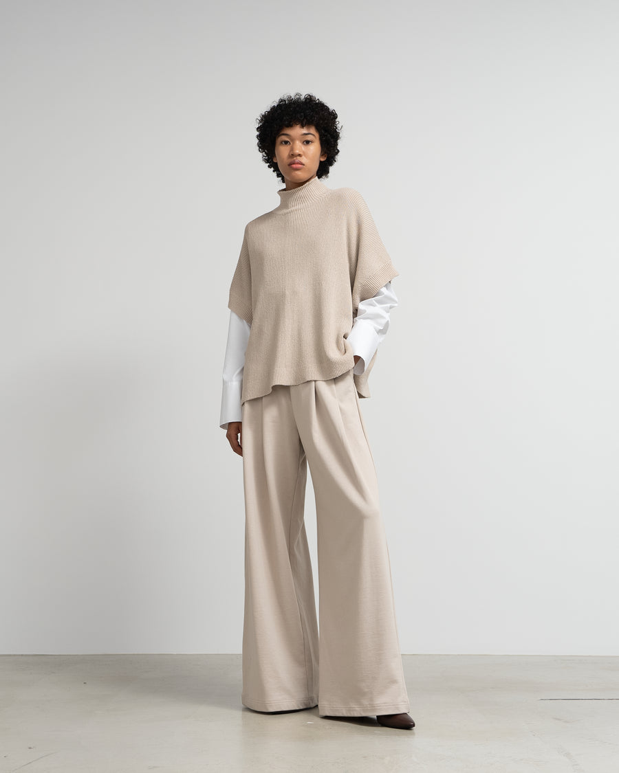 High Gauge Soft Terry Two Tuck Wide Pants