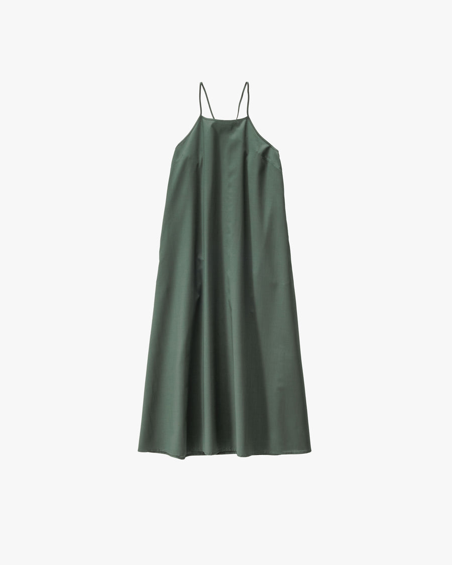 Techno Wool Tropical Slip Dress