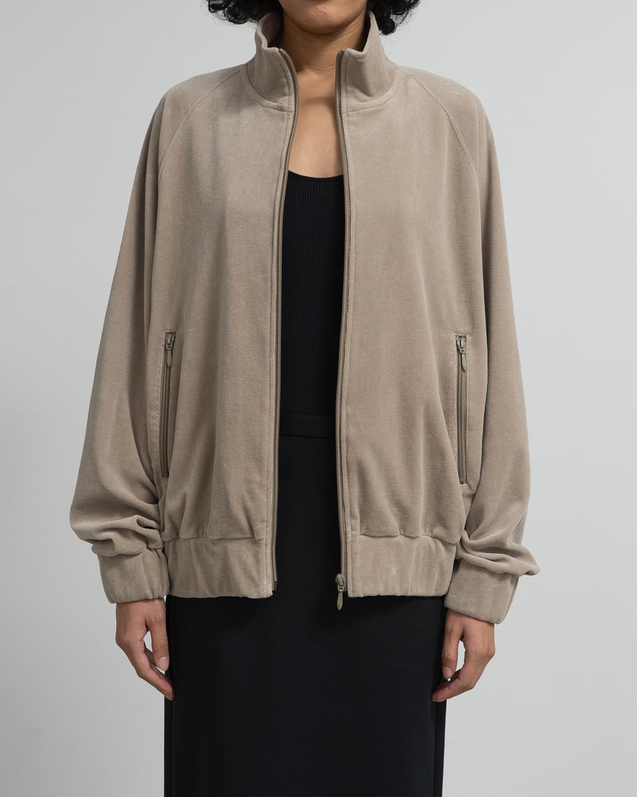 Compact Velour Track Jacket