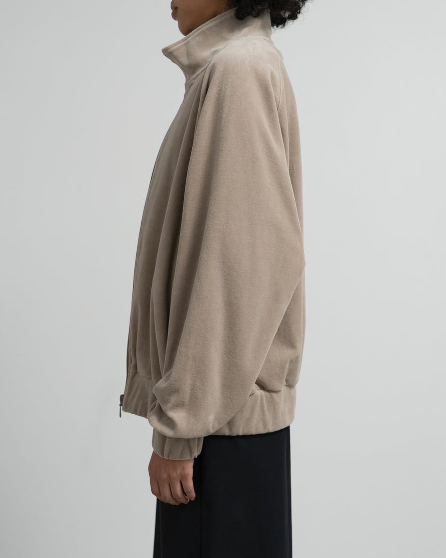 Compact Velour Track Jacket