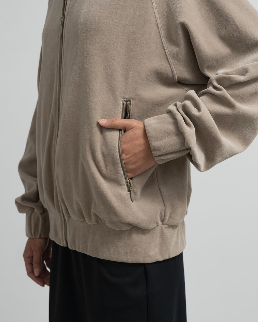 Compact Velour Track Jacket