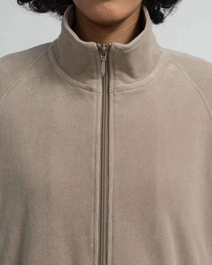 Compact Velour Track Jacket