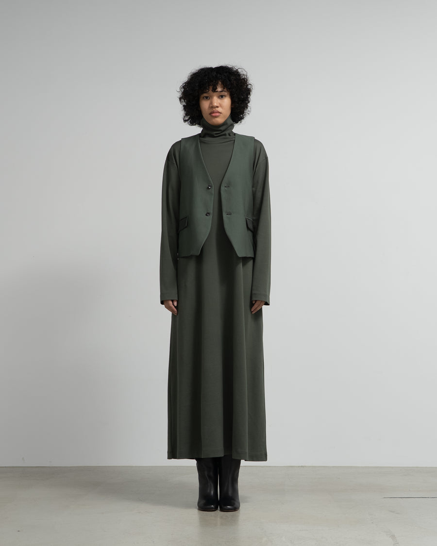 Brushed Mockrody High Neck Dress