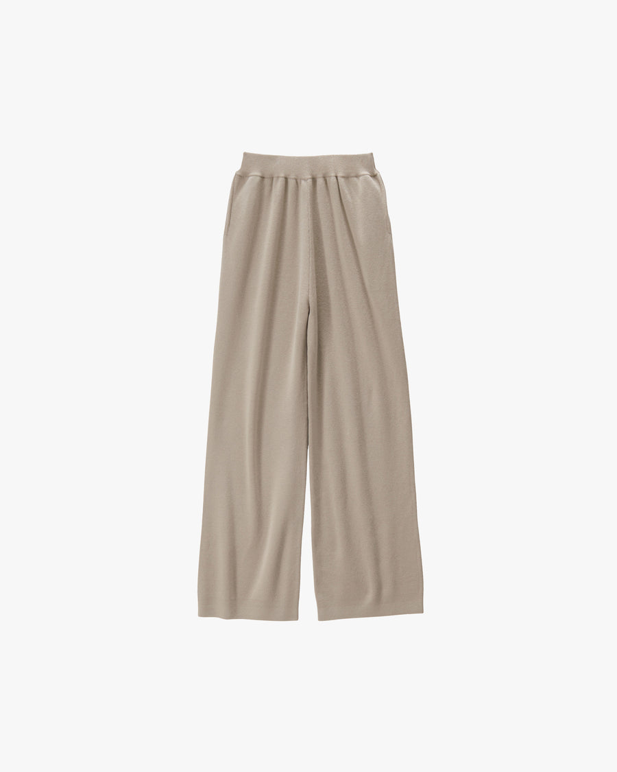 Mercerized Fine Wool Knit Pants
