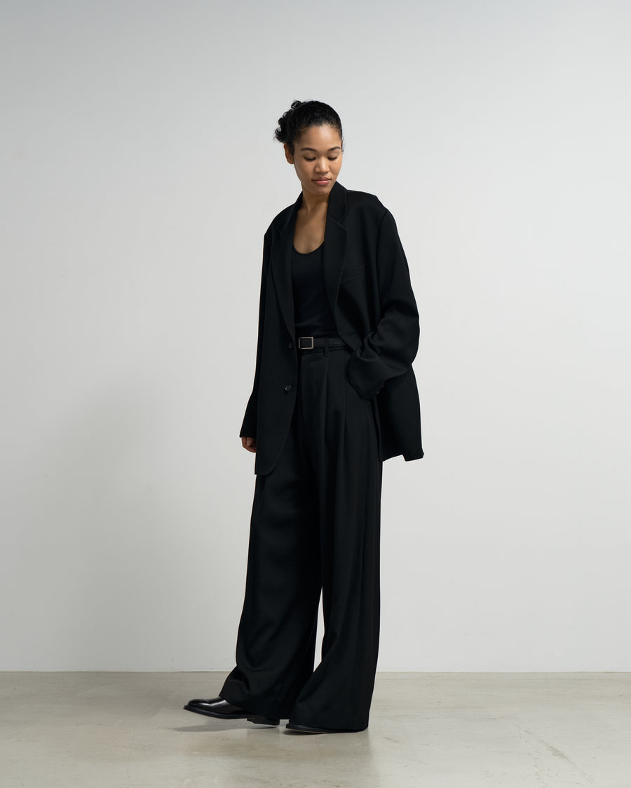 Wool Doeskin Oversized Jacket