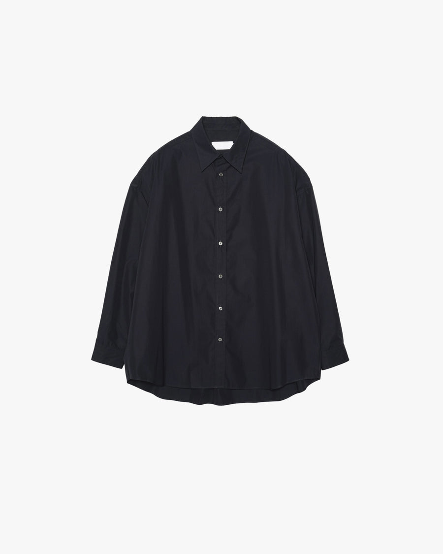 High Count Broad L/S Oversized Regular Collar Shirt