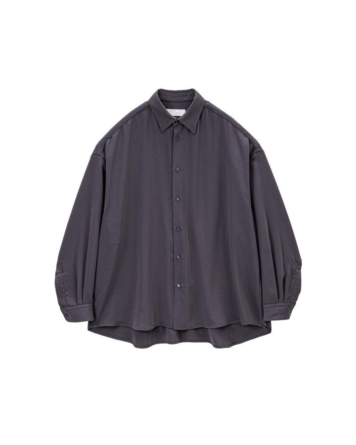 Satin Oversized Regular Collar Shirt