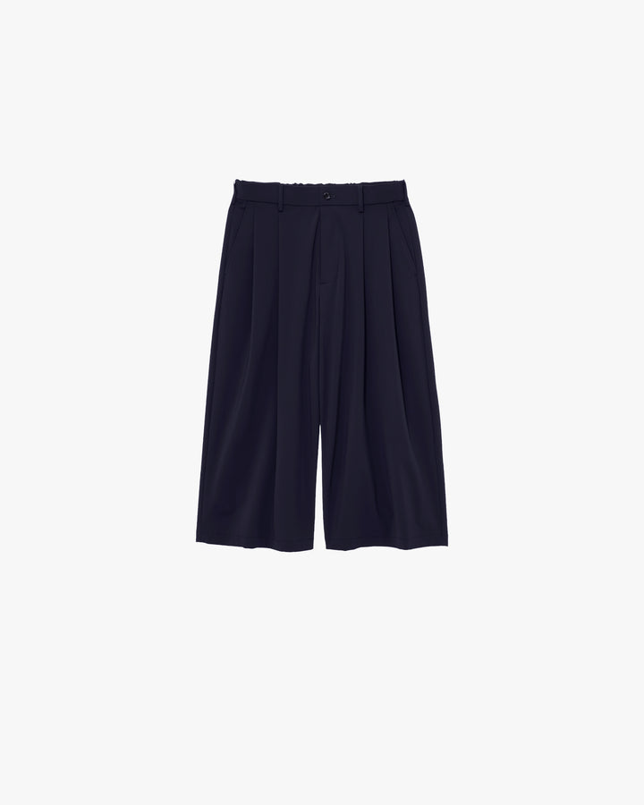 Flex Tricot Two Tuck Wide Cropped Pants