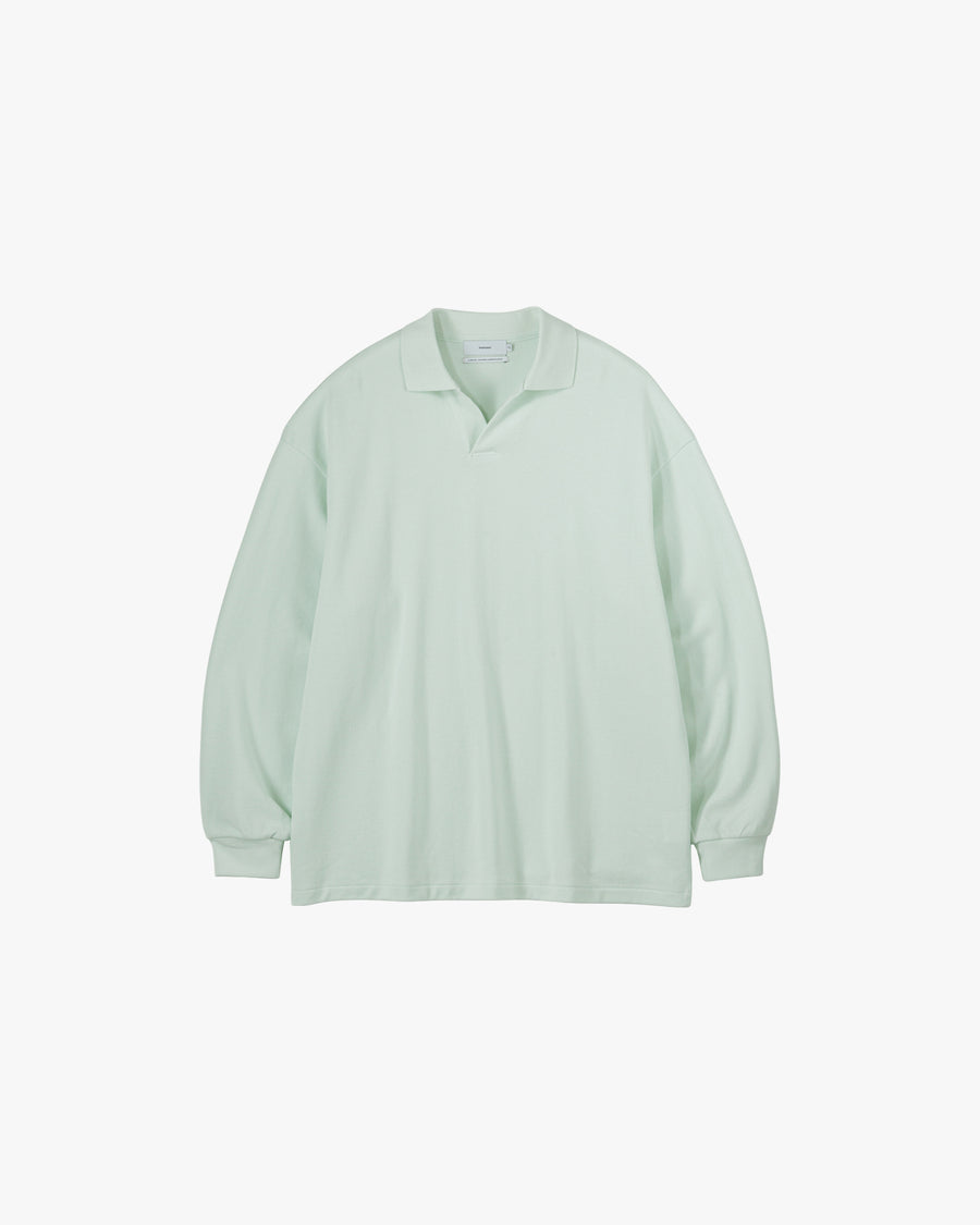 Cotton Pique Jersey L/S Skipper Polo