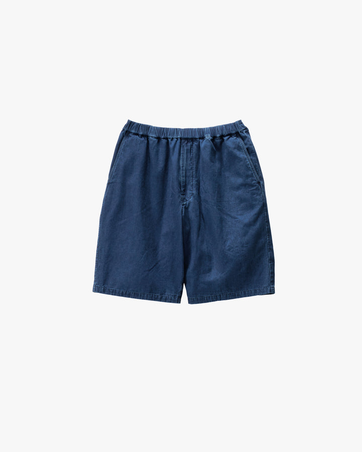 SIDOGRAS Indigo Poplin Track Shorts