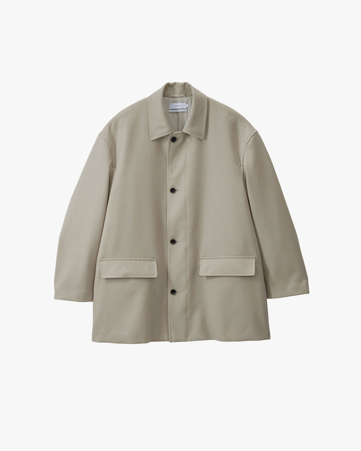 Scale Off Flannel Car Coat