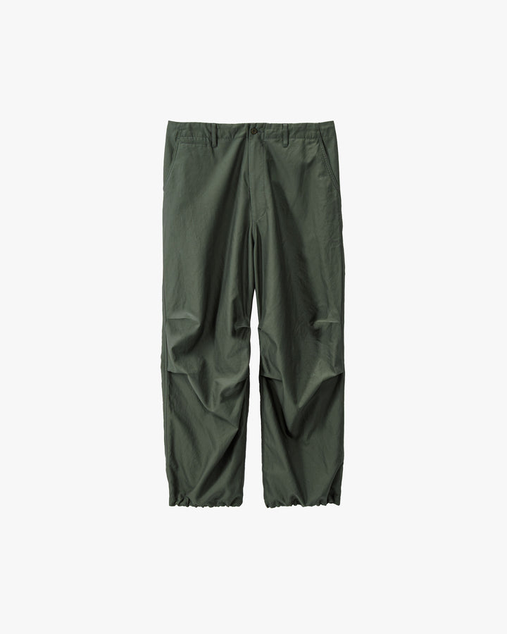 Cotton Cupro Back Satin Military Pants