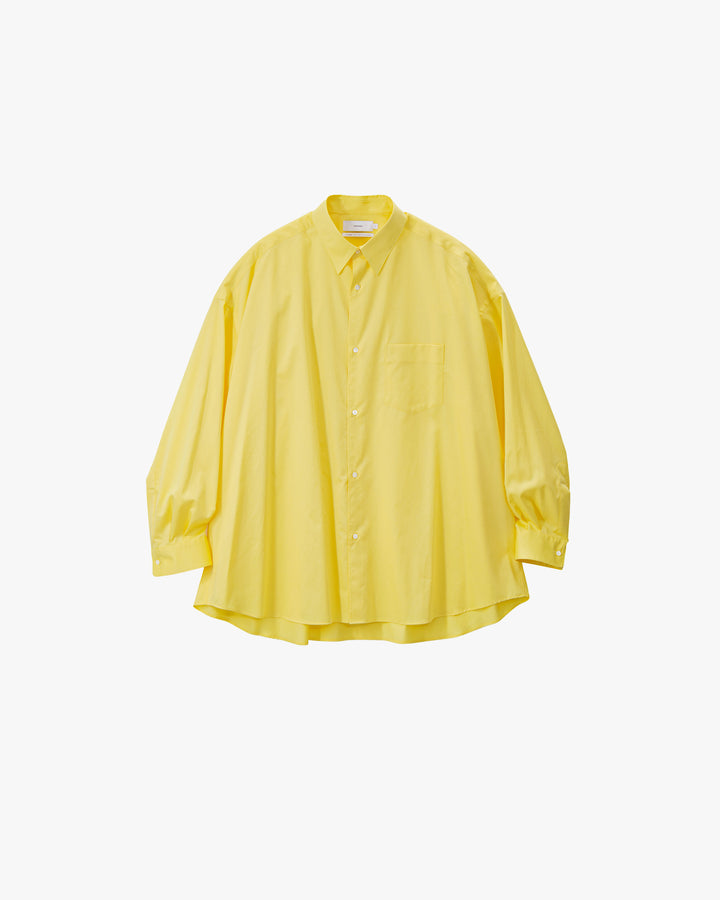 -SALE- Silicon Poplin Oversized Regular Collar Shirt