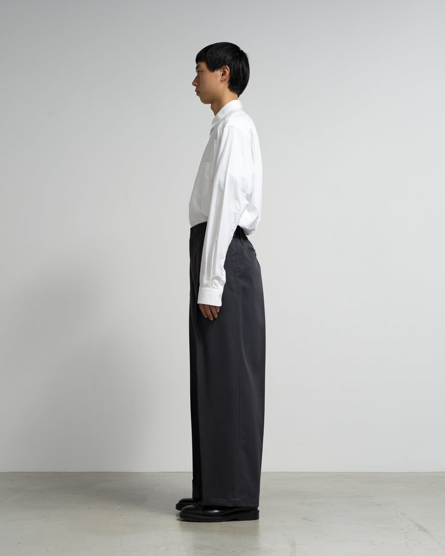 Scale Off Wool Wide Slacks
