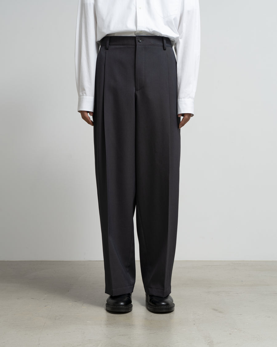 Scale Off Wool Wide Slacks