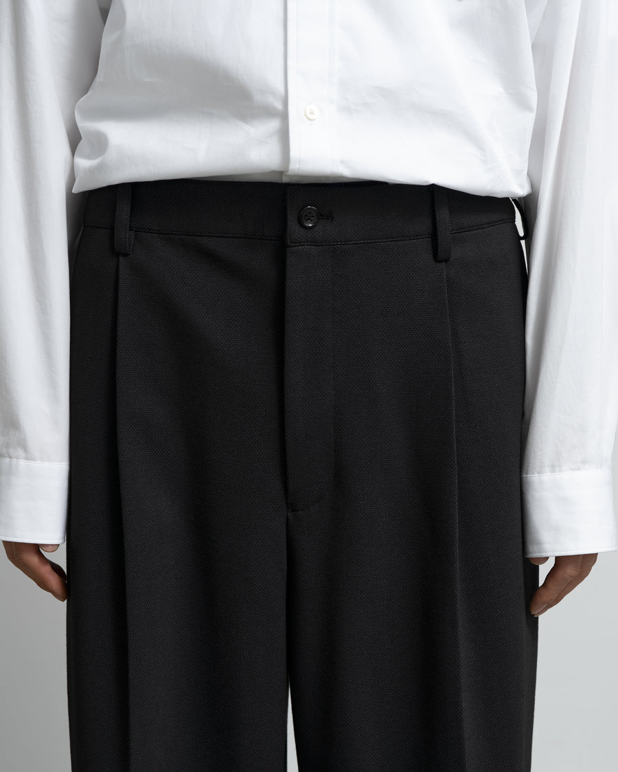 SIDOGRAS Melange Ponte Wide Slacks