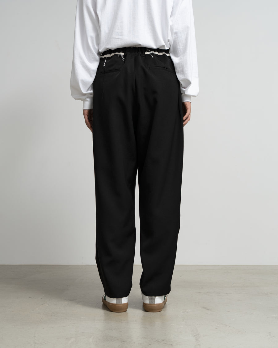 CF.GP Scale Off Wool Adjustable Tab Wide Pants