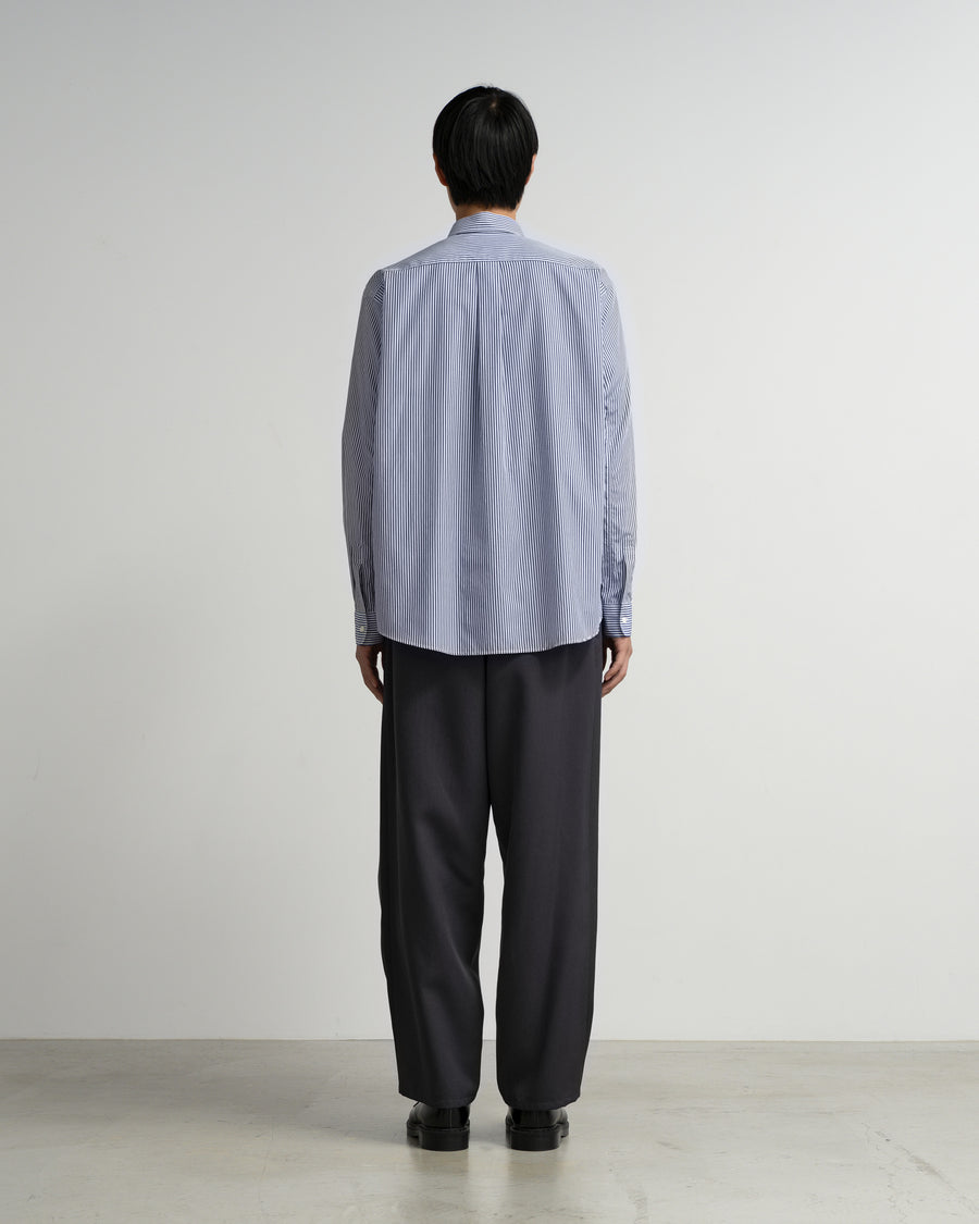 Broad Stripe Regular Collar Shirt