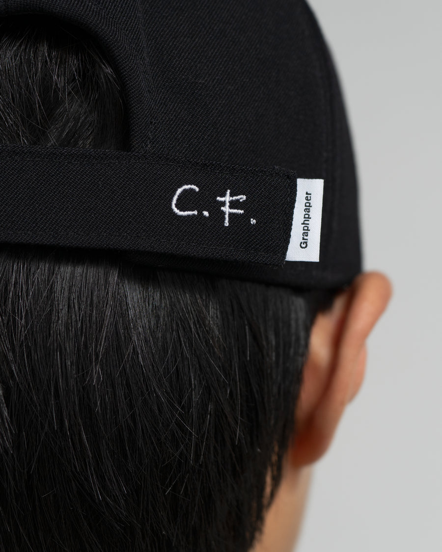CF.GP Back Satin Gabardine 6 Panel Cap