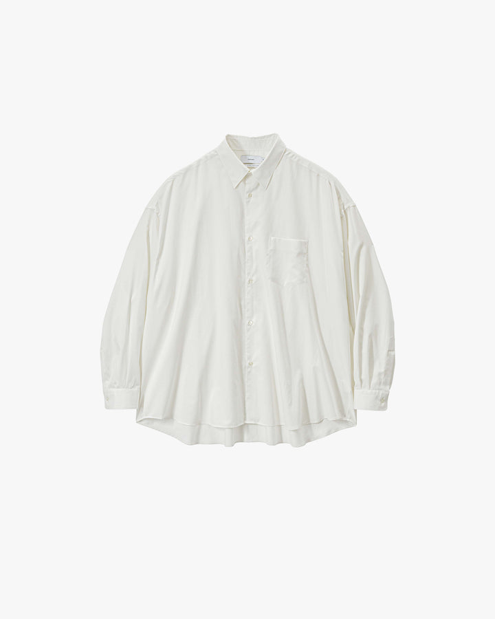 Silicon Poplin Oversized Regular Collar Shirt