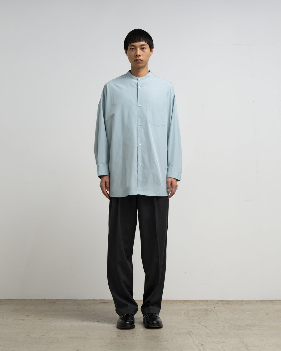 SALE- ALUMO for Graphpaper L/S Oversized Band Collar Shirt
