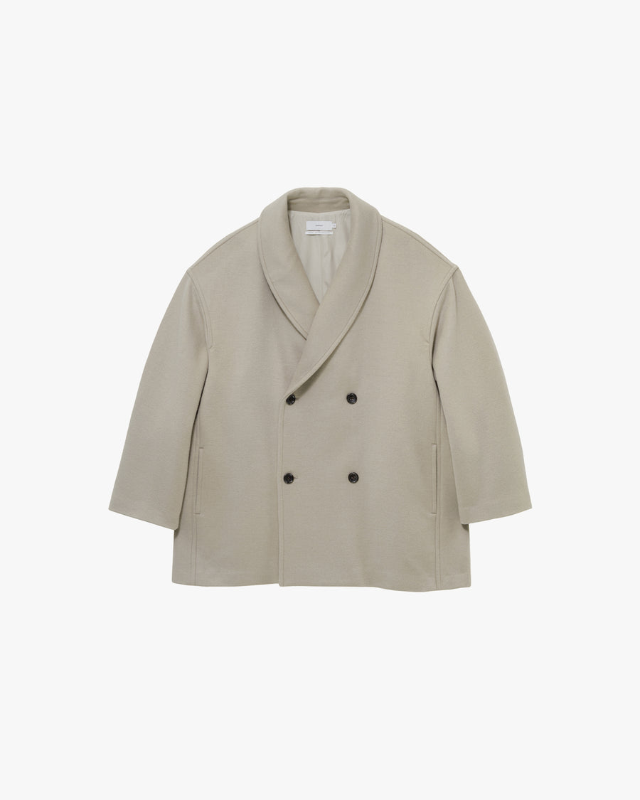 Light Melton Shawl Collar Coat – Graphpaper