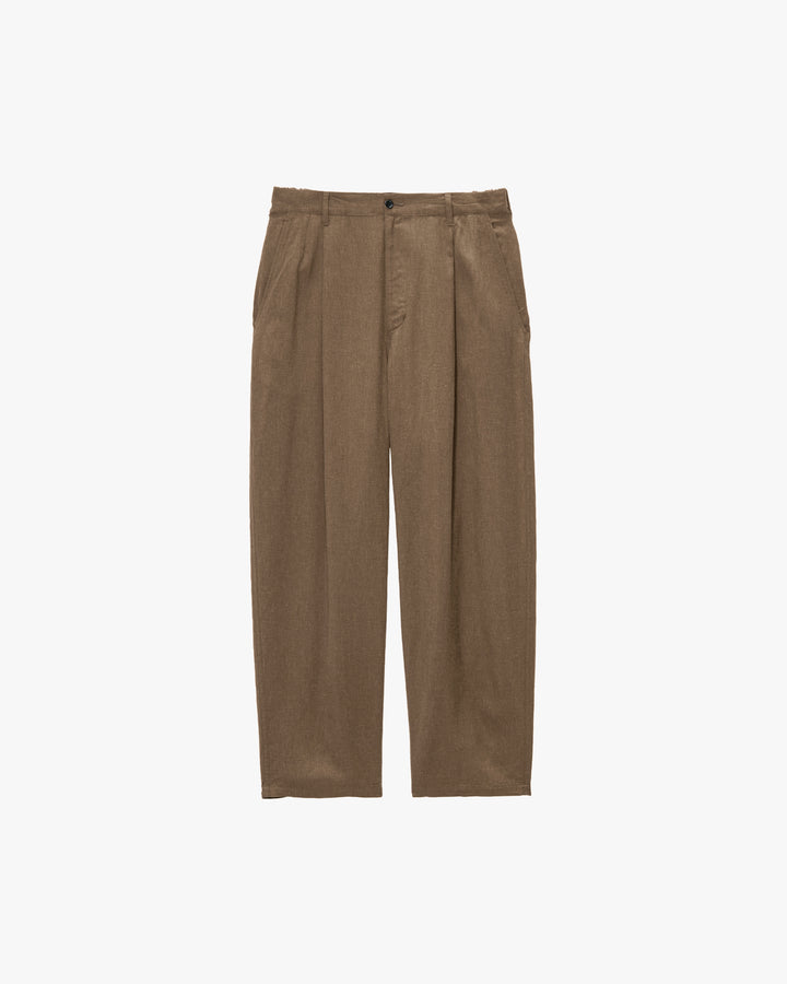 Linen Cupro Oversized Slacks