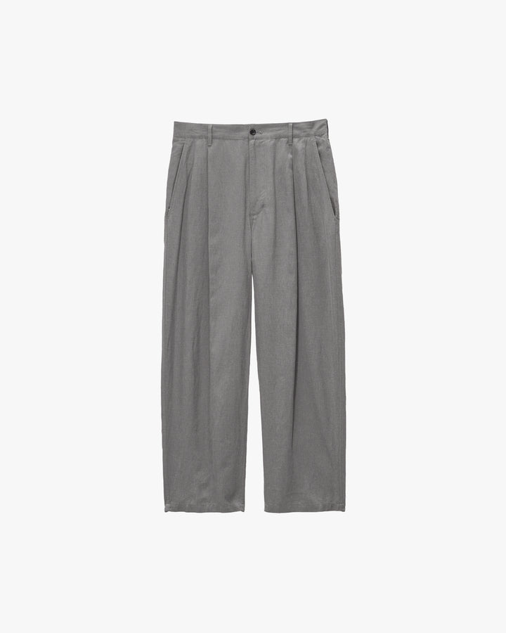 Linen Cupro Oversized Slacks