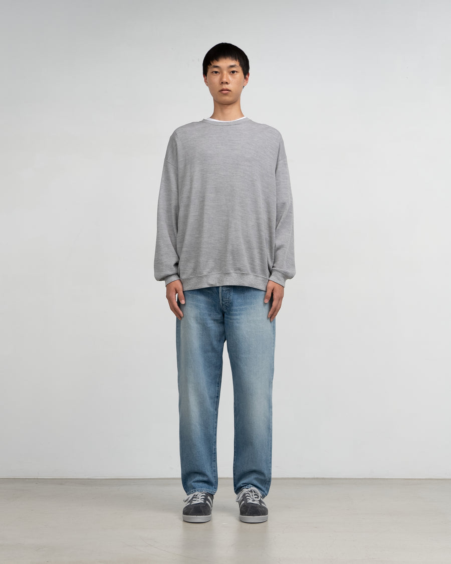 Selvage Denim Five Pocket Tapered Pants -LIGHT FADE-
