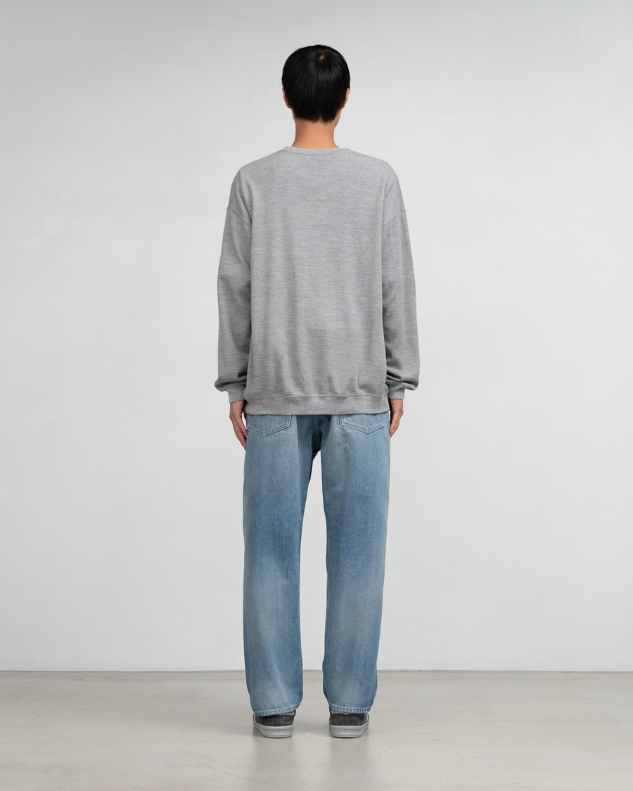 Selvage Denim Five Pocket Tapered Pants -LIGHT FADE-