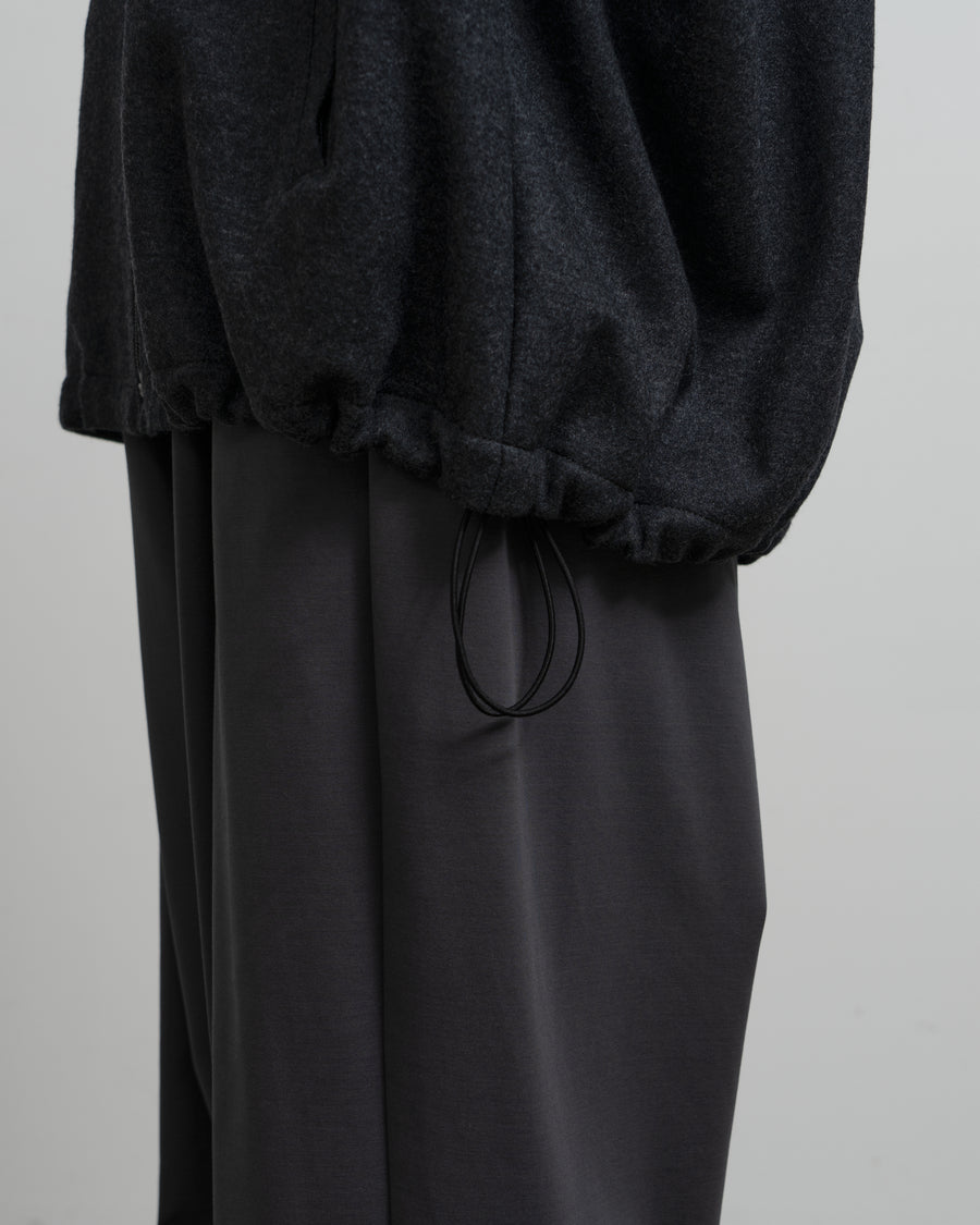 Wool Smooth Flannel Track Blouson