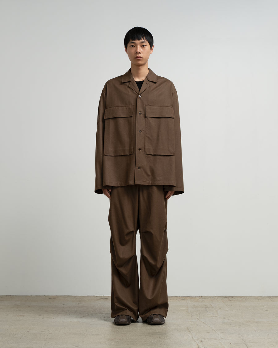 Fine Wool Saxony Fatigue Shirt – Graphpaper