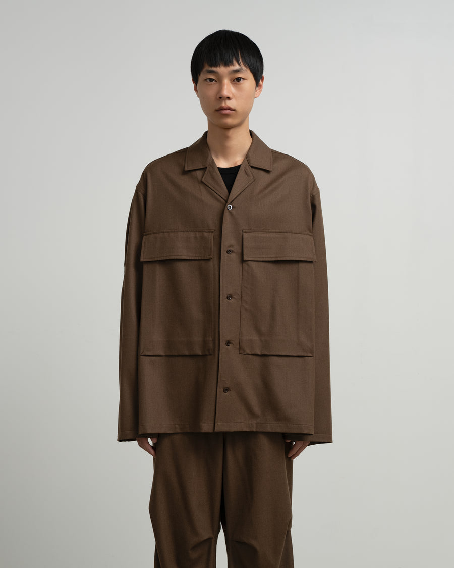 Fine Wool Saxony Fatigue Shirt – Graphpaper