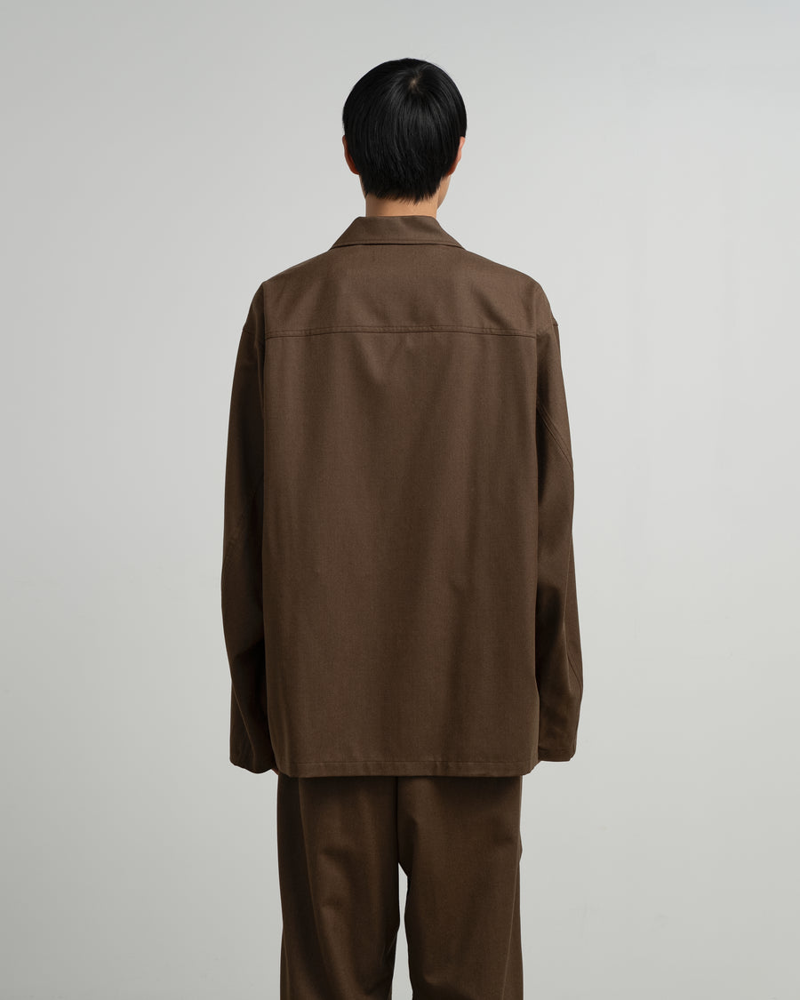 Fine Wool Saxony Fatigue Shirt – Graphpaper