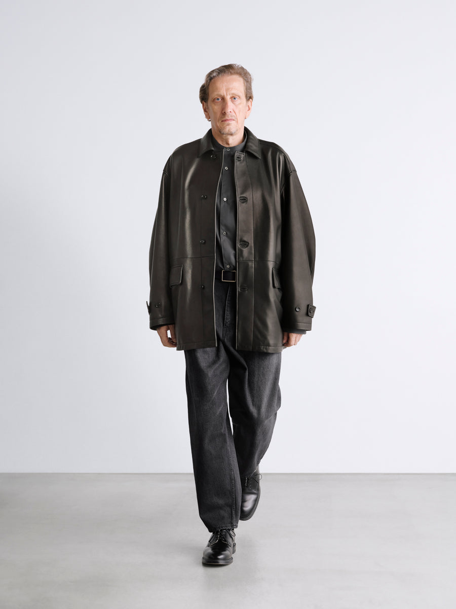 ジャケット・アウター Graphpaper 26SS Lamb Leather Car Coat Lamb Leather Car Coat – Graphpaper