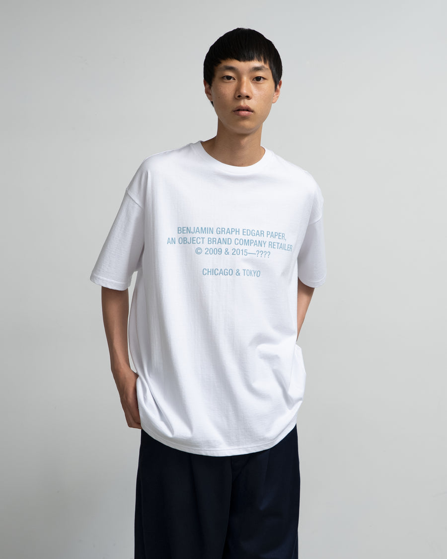 BENJAMIN GRAPH EDGAR PAPER S/S Oversized Tee