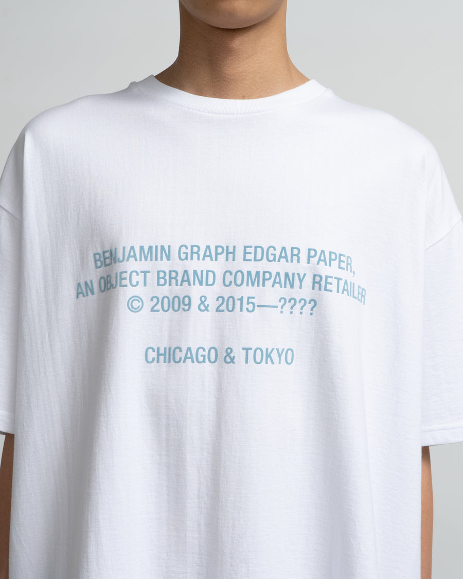 BENJAMIN GRAPH EDGAR PAPER S/S Oversized Tee
