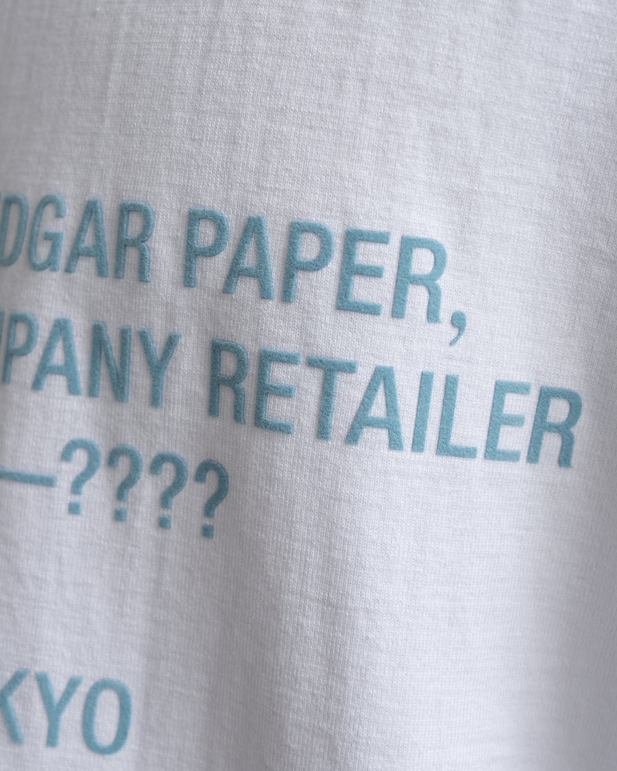 BENJAMIN GRAPH EDGAR PAPER S/S Oversized Tee