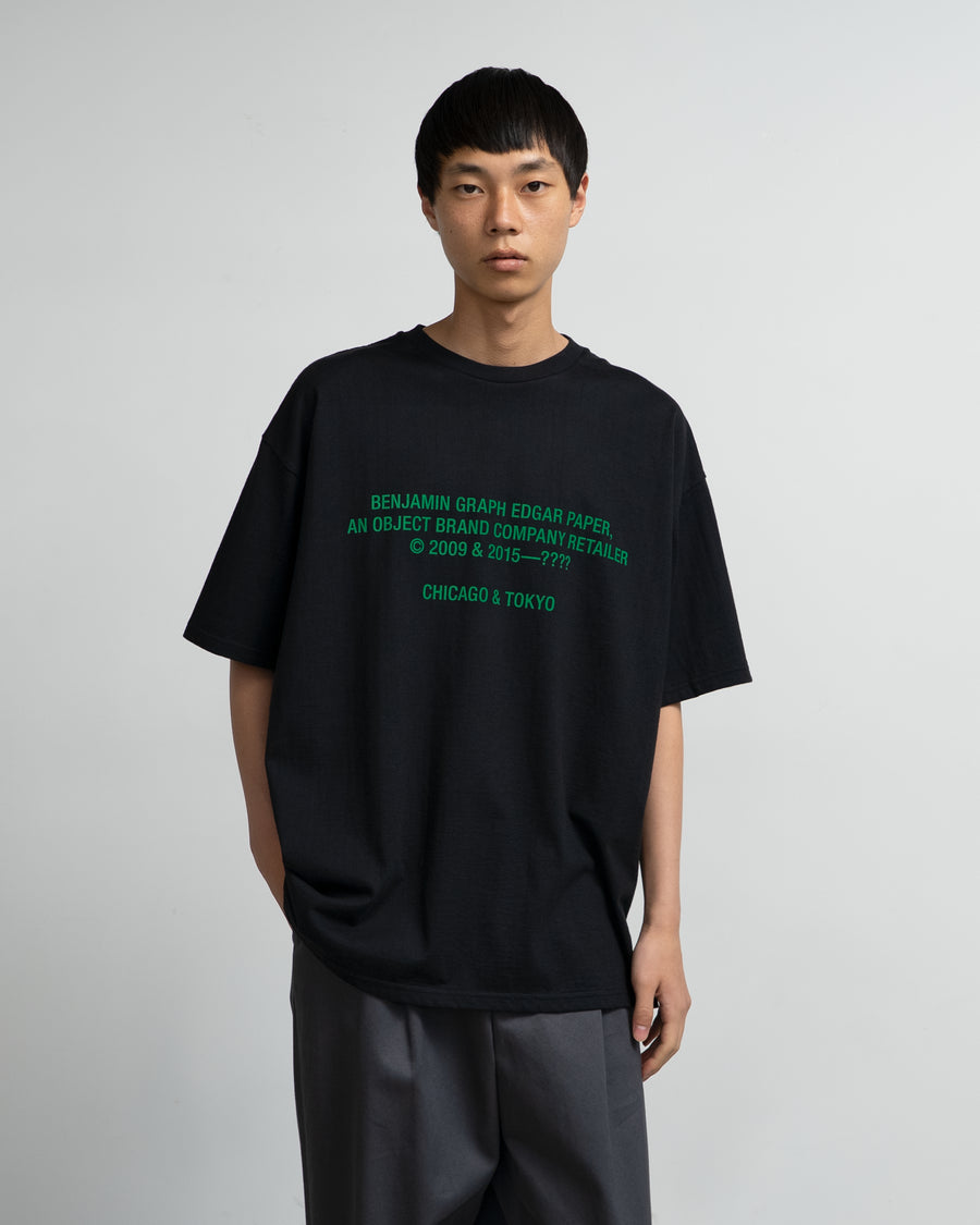 BENJAMIN GRAPH EDGAR PAPER S/S Oversized Tee