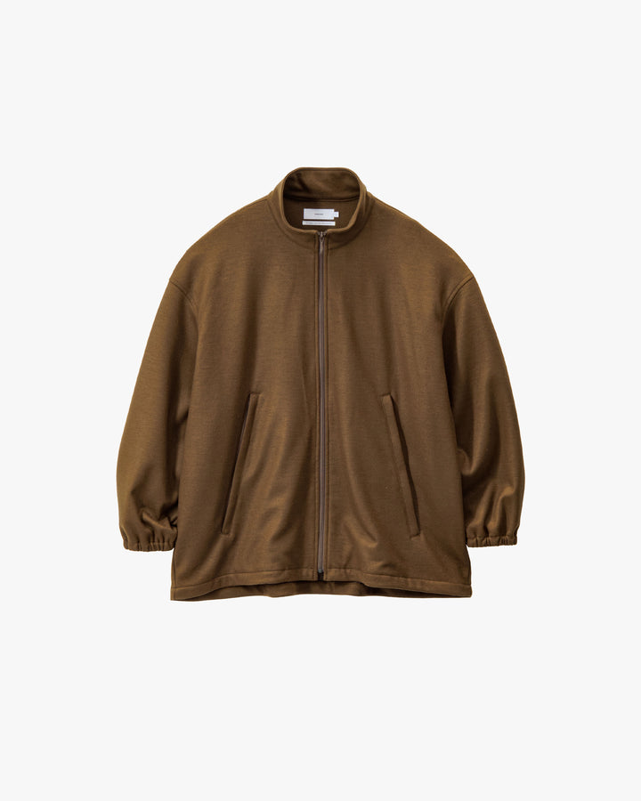 Wool Smooth Flannel Track Blouson