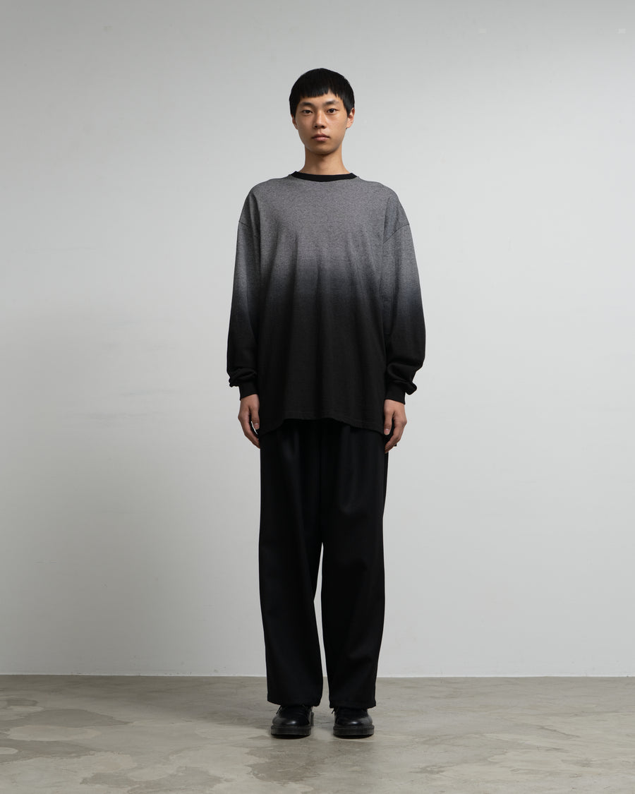 Gradient Border Long Sleeve Tee