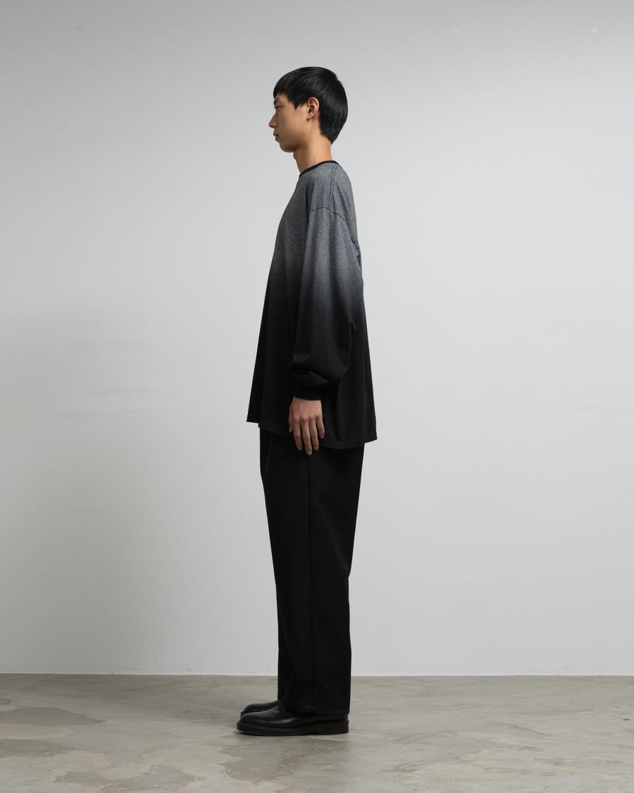 Gradient Border Long Sleeve Tee