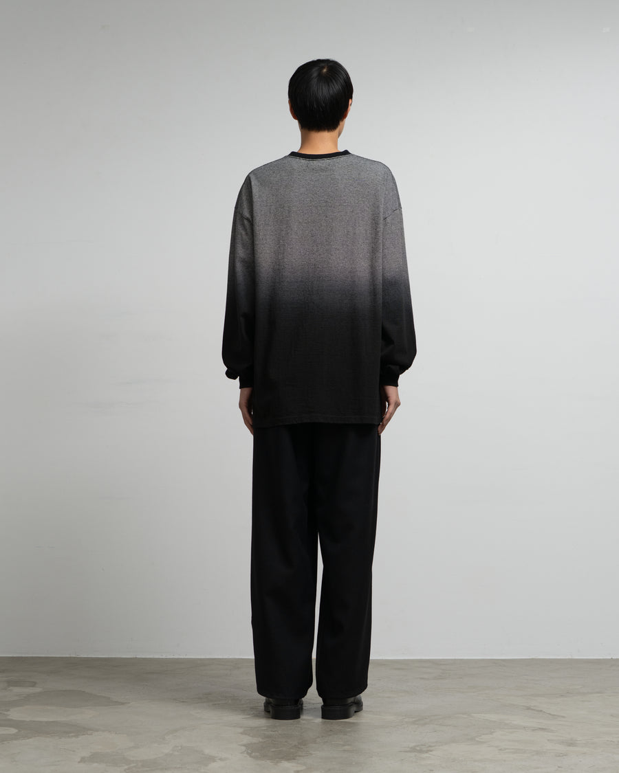Gradient Border Long Sleeve Tee